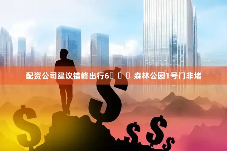 配资公司建议错峰出行6️⃣❌森林公园1号门非堵