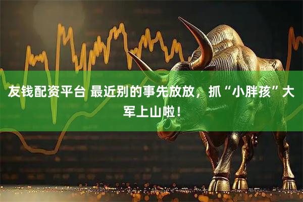 友钱配资平台 最近别的事先放放，抓“小胖孩”大军上山啦！
